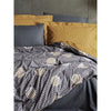 Completo letto - 1 copripiumino 220 x 240 cm + 2 federe 60 x 60 cm - 100% cotone - Grigio