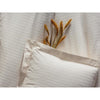 Completo letto - 1 copripiumino 220 x 240 cm + 2 federe 60 x 60 cm - 100% raso di cotone - Ecru