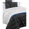 Completo letto - 1 copripiumino 220 x 240 cm + 2 federe 60 x 60 cm - 65% cotone, 35% poliestere - Bianco