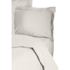 Completo letto - 1 copripiumino 220 x 240 cm + 2 federe 60 x 60 cm - 100% cotone rinforzato - Bianco