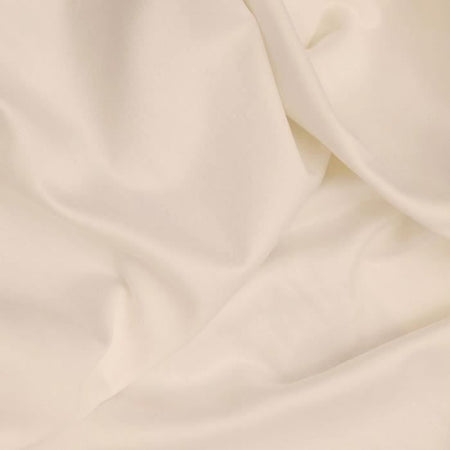 Completo letto - 1 copripiumino 220 x 240 cm + 2 federe 60 x 60 cm - 100% raso di cotone - Crema