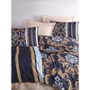 Completo letto - 1 copripiumino 220 x 240 cm + 2 federe 60 x 60 cm - 100% poliestere microsatin - Blu