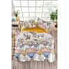 Completo letto - 1 copripiumino 220 x 240 cm + 2 federe 60 x 60 cm - 100% cotone rinforzato - Senape