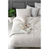 Completo letto - 1 copripiumino 220 x 240 cm + 2 federe 60 x 60 cm - 70% cotone, 30% poliestere - Beige