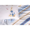 Completo letto - 1 copripiumino 220 x 240 cm + 2 federe 60 x 60 cm - 100% cotone - Blu