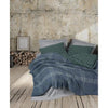 Completo letto - 1 copripiumino 220 x 240 cm + 2 federe 60 x 60 cm - 50% cotone, 50% poliestere - Blu