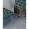 Completo letto - 1 copripiumino 220 x 240 cm + 2 federe 60 x 60 cm - 50% cotone, 50% poliestere - Blu