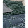 Completo letto - 1 copripiumino 220 x 240 cm + 2 federe 60 x 60 cm - 50% cotone, 50% poliestere - Blu