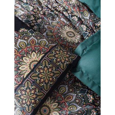 Completo letto - 1 copripiumino 220 x 240 cm + 2 federe 60 x 60 cm - 100% raso di cotone - Essence