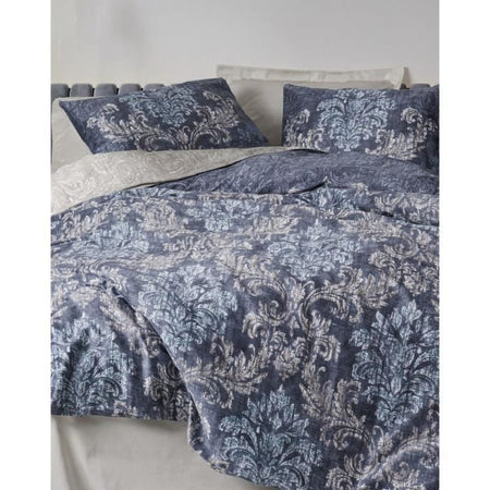 Completo letto - 1 copripiumino 220 x 240 cm + 2 federe 60 x 60 cm - 100% raso di cotone - Beige