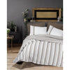 Completo letto - 1 copripiumino 220 x 240 cm + 2 federe 60 x 60 cm - 100% cotone - Marrone