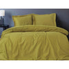 Completo letto - 1 copripiumino 220 x 240 cm + 2 federe 60 x 60 cm - 100% raso di cotone - Verde