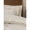 Completo letto - 1 copripiumino 220 x 240 cm + 2 federe 60 x 60 cm - 100% raso di cotone - Beige