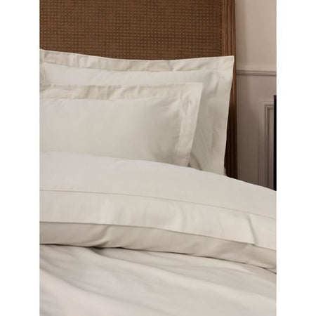 Completo letto - 1 copripiumino 220 x 240 cm + 2 federe 60 x 60 cm - 100% raso di cotone - Beige