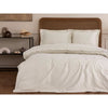 Completo letto - 1 copripiumino 220 x 240 cm + 2 federe 60 x 60 cm - 100% raso di cotone - Beige