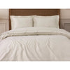 Completo letto - 1 copripiumino 220 x 240 cm + 2 federe 60 x 60 cm - 100% raso di cotone - Beige