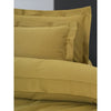 Completo letto - 1 copripiumino 220 x 240 cm + 2 federe 60 x 60 cm - 100% raso di cotone - Senape