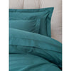 Completo letto - 1 copripiumino 220 x 240 cm + 2 federe 60 x 60 cm - 100% raso di cotone - Blu