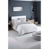 Completo letto - 1 copripiumino 220 x 240 cm + 2 federe 60 x 60 cm - 65% cotone, 35% poliestere - Grigio
