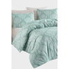 Completo letto - 1 copripiumino 220 x 240 cm + 2 federe 60 x 60 cm - 65% cotone, 35% poliestere - Verde
