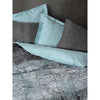Completo letto - 1 copripiumino 220 x 240 cm + 2 federe 60 x 60 cm - 100% cotone - Antracite