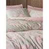 Completo letto - 1 copripiumino 220 x 240 cm + 2 federe 60 x 60 cm - 100% raso di cotone - Cipria