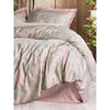 Completo letto - 1 copripiumino 220 x 240 cm + 2 federe 60 x 60 cm - 100% raso di cotone - Cipria
