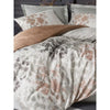 Completo letto - 1 copripiumino 220 x 240 cm + 2 federe 60 x 60 cm - 100% raso di cotone - Grigio