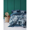 Completo letto - 1 copripiumino 220 x 240 cm + 2 federe 60 x 60 cm - 100% raso di cotone - Verde
