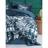 Completo letto - 1 copripiumino 220 x 240 cm + 2 federe 60 x 60 cm - 100% raso di cotone - Verde