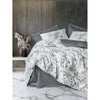 Completo letto - 1 copripiumino 220 x 240 cm + 2 federe 60 x 60 cm - 100% raso di cotone - Grigio