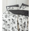 Completo letto - 1 copripiumino 220 x 240 cm + 2 federe 60 x 60 cm - 100% cotone - Antracite
