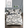 Completo letto - 1 copripiumino 220 x 240 cm + 2 federe 60 x 60 cm - 65% cotone, 35% poliestere - Bianco