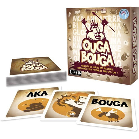 Ouga Bouga - Asmodee - Diventa il leader del clan - Età 7 - Prodotto in Francia