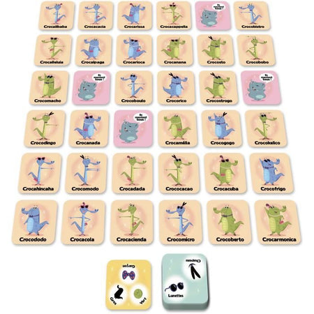 RapidCroco - Asmodee - Gioco di investigazione - 32 Sospetto 1 colpevole