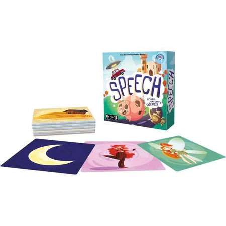 Discorso - Asmodee - Inventa una storia - 4 modalità di gioco - 15 minuti - Da 8 anni in su