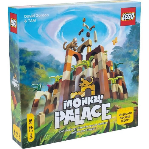 Lego Monkey Palace - Asmodee - Costruisci il tuo percorso verso la vittoria mattone dopo mattone! - 10 anni e più - Da 2 a 4 giocatori - 45 min