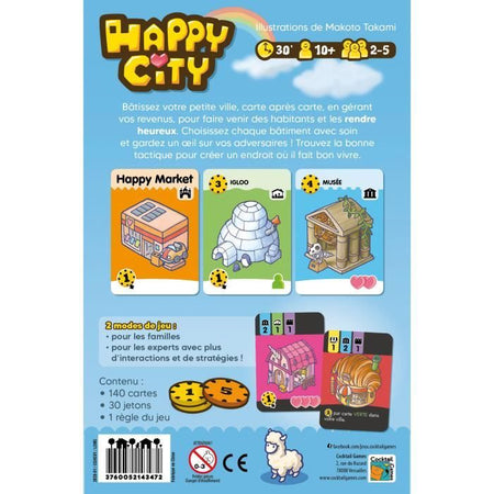 Città felice  Età: 10+ Numero di giocatori: 2-5