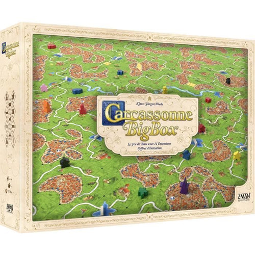 Carcassonne: Big Box 2021  Età: 7+ Numero di giocatori: 2-6