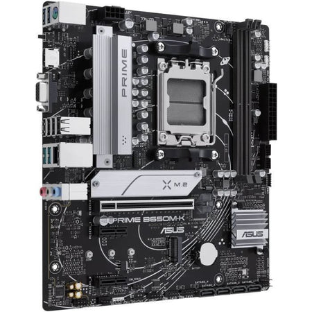 Scheda madre - ASUS - PRIME B650M-K - AMD B650 - Slot AM5 - Micro ATX
