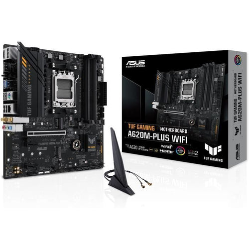 Scheda madre - ASUS - TUF GAMING A620M-PLUS WIFI - AMD A620 - AM5 - DDR5-SDRAM