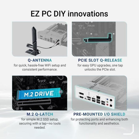 Scheda madre - ASUS - PRIME Z890-P WIFI - SDRAM DDR5 - Wi-Fi integrato - Porte USB multiple