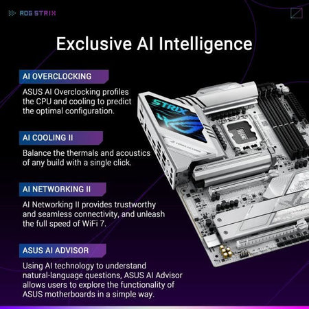 Scheda madre - ASUS - STRIX Z890-A GAMING WIFI - Presa 1851 - DDR5 SDRAM - M.2 PCIe 5.0