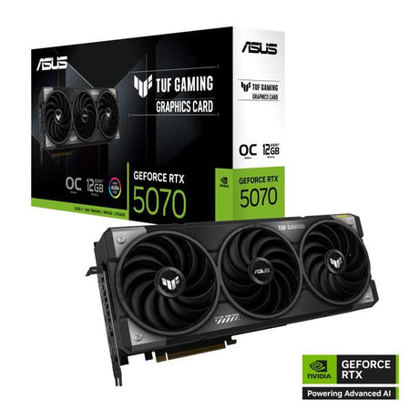 Scheda grafica - Asus - TUF Gaming GeForce RTX 5070 - 12 GB GDDR7 - PCIe 5.0 - HDMI, DisplayPort