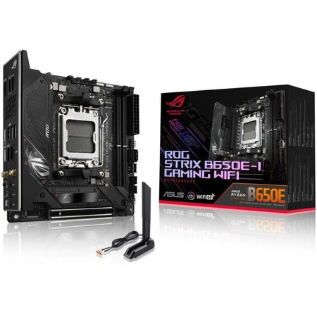 Scheda madre - ASUS - ROG STRIX B650E-I GAMING WIFI - AMD B650 - Mini ITX - DDR5 SDRAM