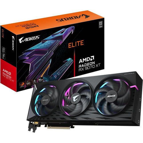Scheda grafica - GIGABYTE - AORUS Radeon RX 9070 XT ELITE - 16 GB