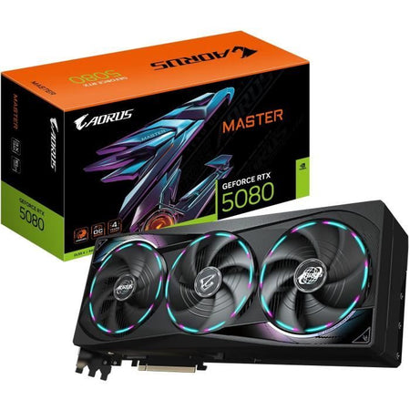 Scheda grafica - GIGABYTE - AORUS GeForce RTX 5080 MASTER - 16 GB