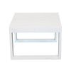 ARGENTUM - tavolino da giardino in alluminio 45x45 Bianco