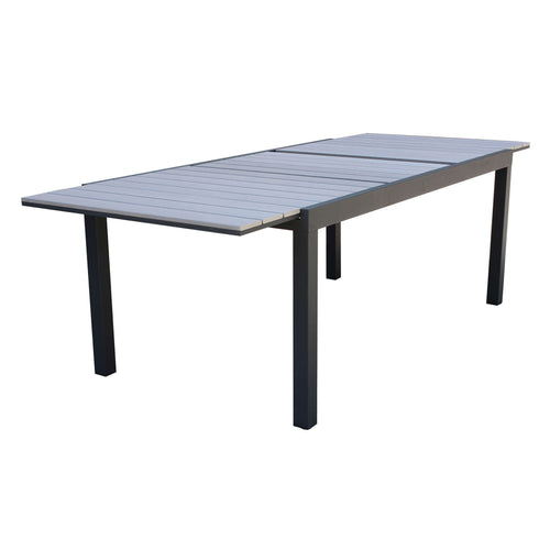 Tavolo allungabile Santorini in alluminio e Polywood dogato per esterno 180/240x100 cm