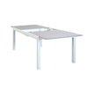 Tavolo allungabile Santorini in alluminio e Polywood dogato per esterno 180/240x100 cm